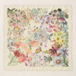 Stunning . Luxurious Watercolor Wildflower Scarf<br><div class="desc">Stunning , sophisticated,  watercolour wildflower Scarf,  be beautiful,  be outstanding in the crowd and impress all your friends.</div>