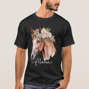 Stunning Mama Horse Lover for Mum, Mum, Mummy Moth T-Shirt
