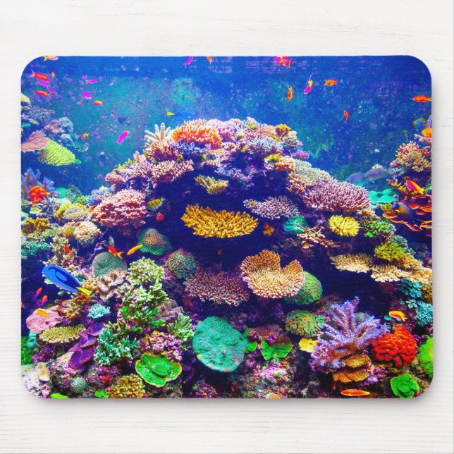 Stunning Marine Life View from a Submarine Mouse Pad (Front)
