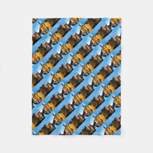 Stunning! Mediaeval Bruges - Pro Photo Fleece Blanket (Front)