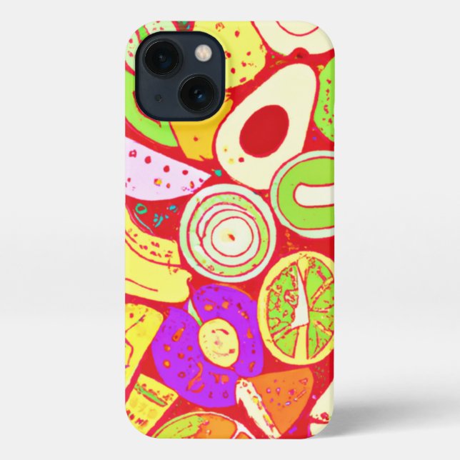 Stunning Mixtures of Fruits Patterns. Buy Now iPhone Case (Back)