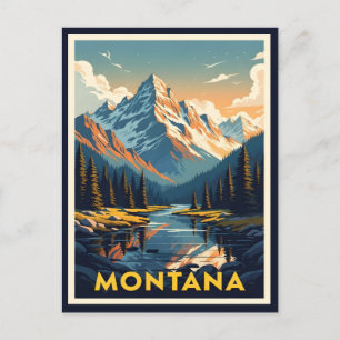 Stunning Montana Landscape Postcard