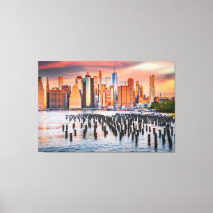 Stunning New York City Skyline  Canvas Print