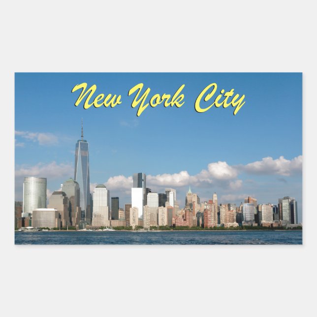Stunning New York City USA Rectangular Sticker (Front)