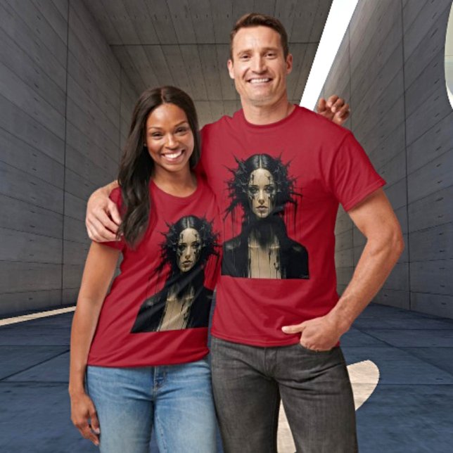 Stunning Noir Femme Abstract Art  T-Shirt (Creator Uploaded)