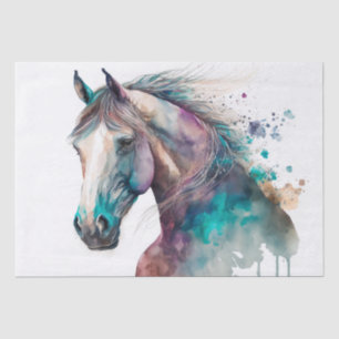 Stunning Painted Horse Tissue Paper