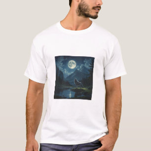 stunning painting capturing the essence of a lone T-Shirt