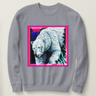 Stunning Painting of a Polar Bear. Buy Now Sweatshirt