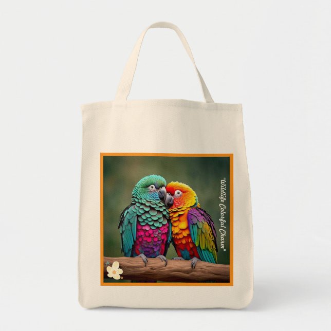 "Stunning Parrot Images" Tote Bag (Front)