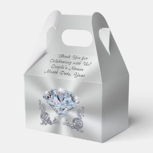 Stunning Personalised, Diamond Favour Boxes
