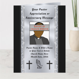 Stunning Personalised Pastor Appreciation Cards
