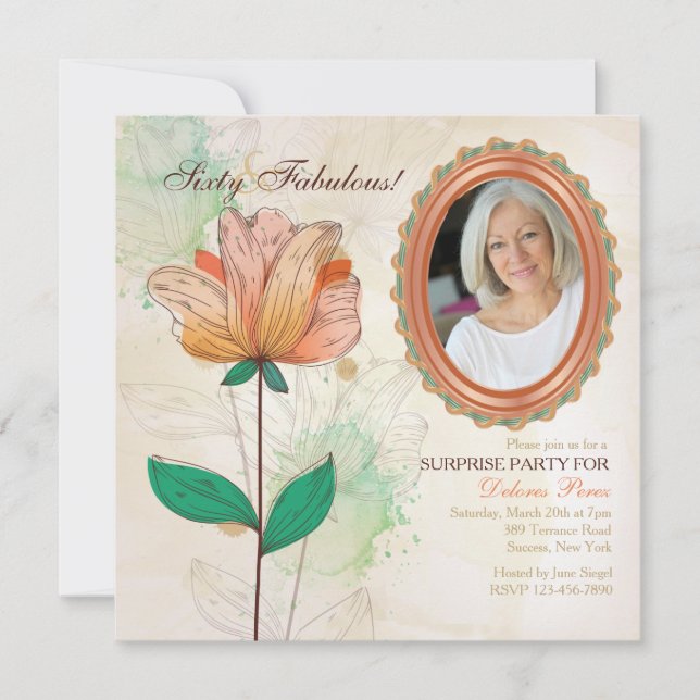 Stunning Photo Invitation (Front)