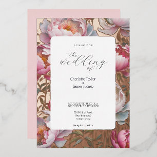Stunning Pink and White Peonies Elegant Wedding
