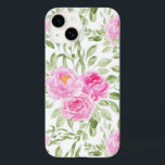Stunning Pink Peonies Case-Mate iPhone 14 Case<br><div class="desc">Lovely Floral Abstract Fashion</div>