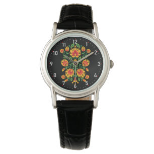 💛🧡❤️Stunning polish Folk Wycinanki Watch