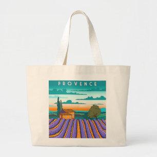 Stunning Provence France Large Tote Bag