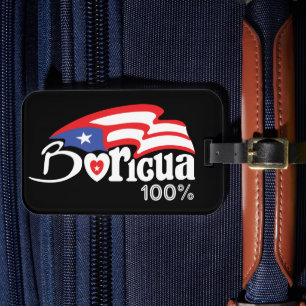 Stunning Puerto Rico Boricua Luggage Tag
