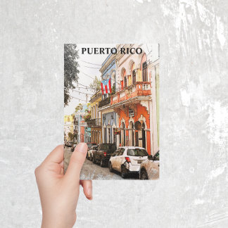 Stunning Puerto Rico Vintage Travel Postcard