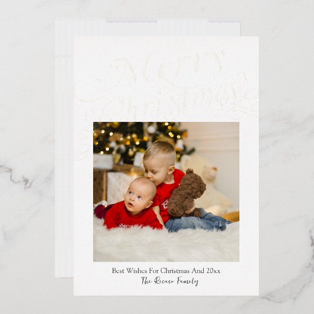 Stunning Scroll Font Merry Christmas Template (Envelope)