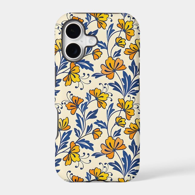 Stunning Seamless Pattern of Flowers and Leaves (Back)