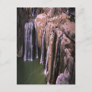 Stunning Shoshone Falls in Idaho, postcard