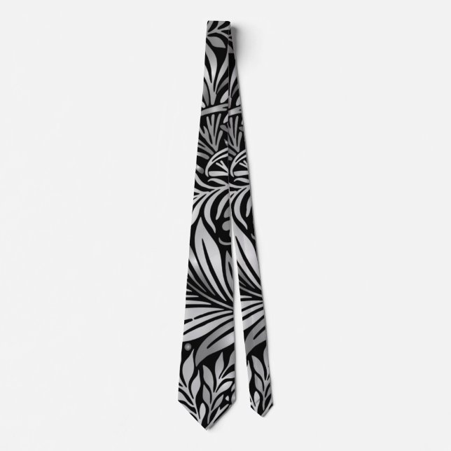 Stunning Silver Fern Tie (Front)