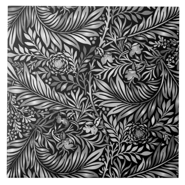 Stunning Silver Fern Tile (Front)