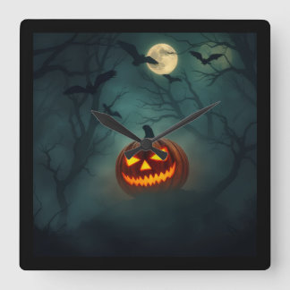 Stunning Sinister – Ultimate Haunted Design Square Wall Clock