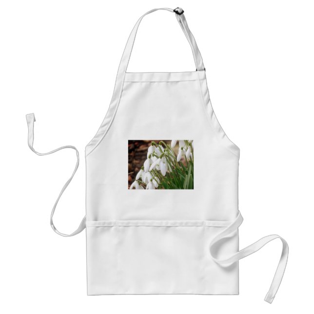 Stunning Snowdrops Standard Apron (Front)
