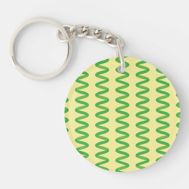 Stunning Spirulina Acrylic Keychain (Front)