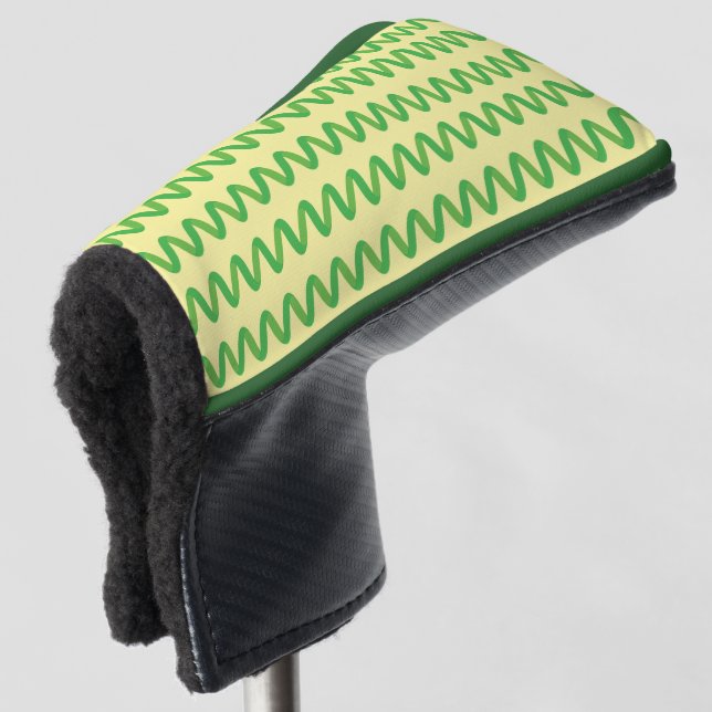 Stunning Spirulina Golf Head Cover (3/4 Front)