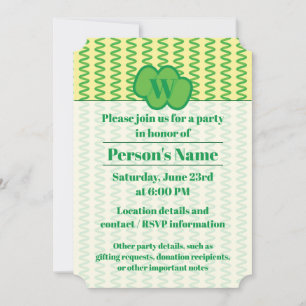 Stunning Spirulina Invitation