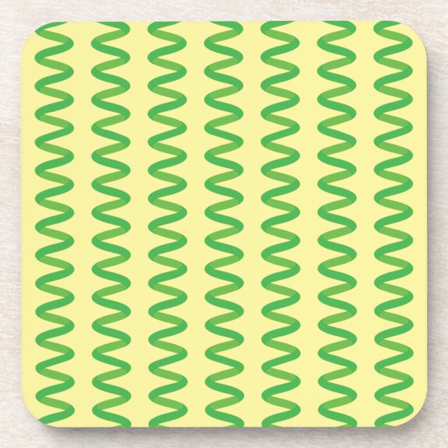 Stunning Spirulina Square Coaster (Front)