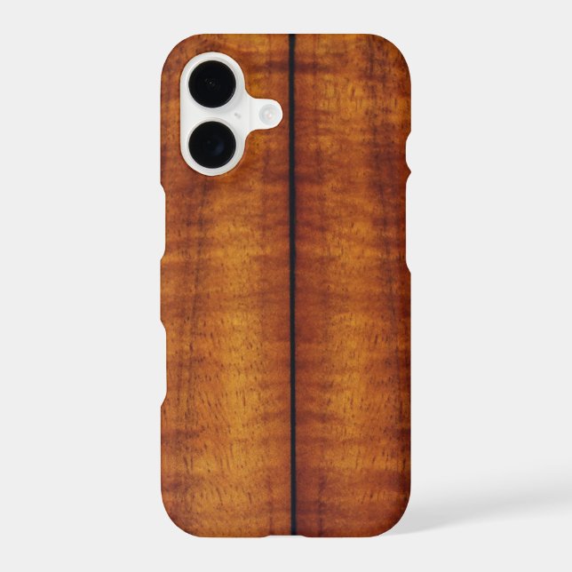Stunning Split Hawaiian Koa Longboard Style (Back)