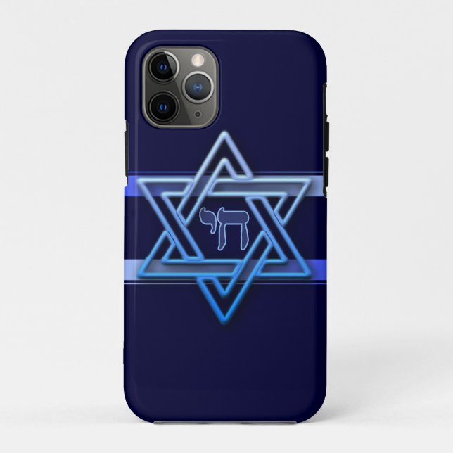 Stunning Star of David chai Case-Mate iPhone Case (Back)