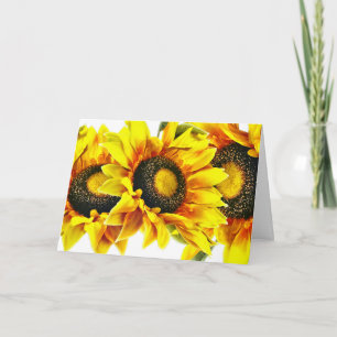 Stunning Sunflower Greeting Card
