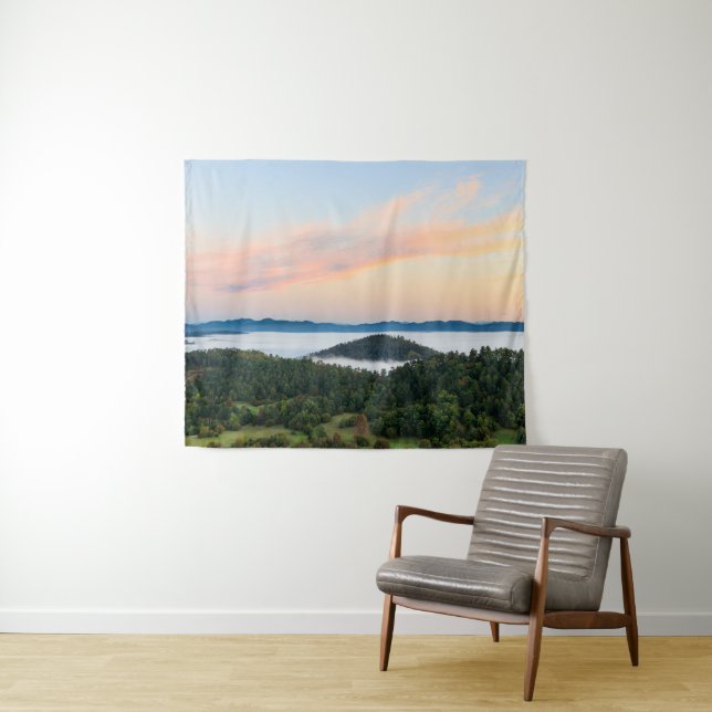 Stunning sunrise from Šilentabor, Slovenia Tapestry (In Situ (Horizontal))
