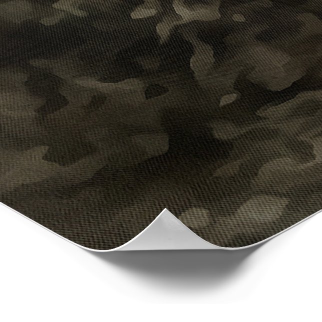 Stunning Tabby Cat CloseUp Artistic Portrait Poster (Corner)