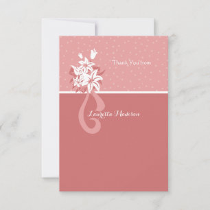 Stunning Thank You Notecard