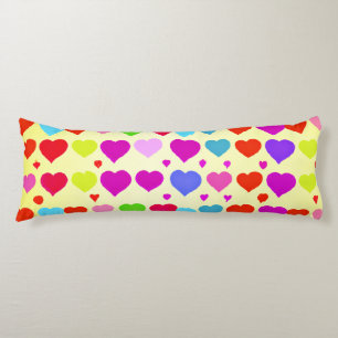 Stunning Vibrant Love Pattern Body Cushion