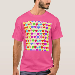 Stunning Vibrant Love Pattern T-Shirt