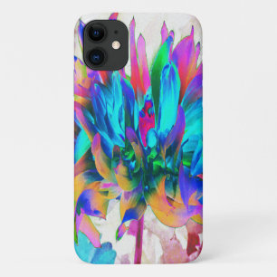 Stunning Watercolor Rainbow Cactus Dahlia Case-Mate iPhone Case