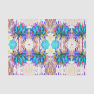 Stunning Watercolor Rainbow Cactus Dahlia Tissue Paper