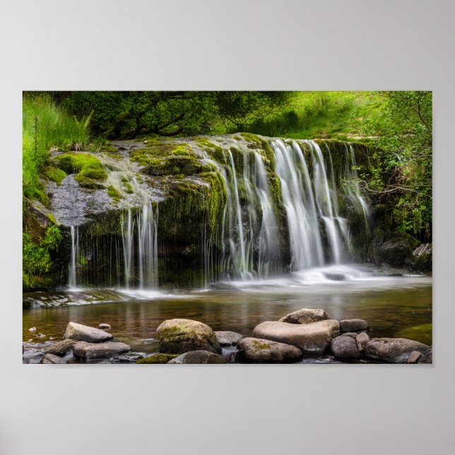 Stunning Waterfall Poster (Front)