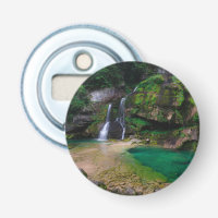 Stunning waterfall Virje, Slovenia Poster