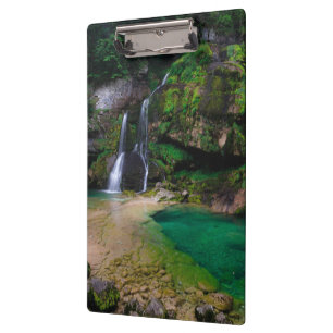 Stunning waterfall Virje, Slovenia Poster Clipboard