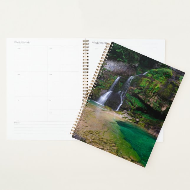 Stunning waterfall Virje, Slovenia Poster Planner (Display)