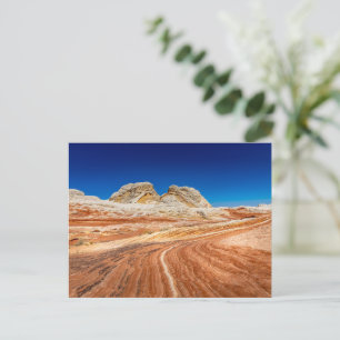 Stunning White Pocket View Postcard