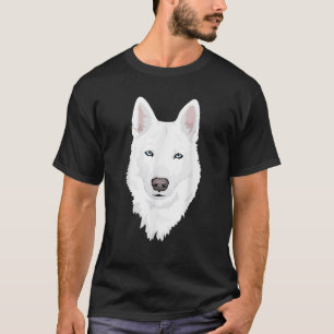 stunning white Siberian Husky sweet white Snow dog T-Shirt