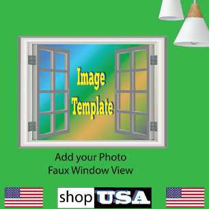 Stunning Window Create Your Own Canvas Print